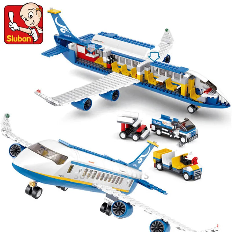 SkyPort City Airbus LEGO Building Set – 463 Pieces