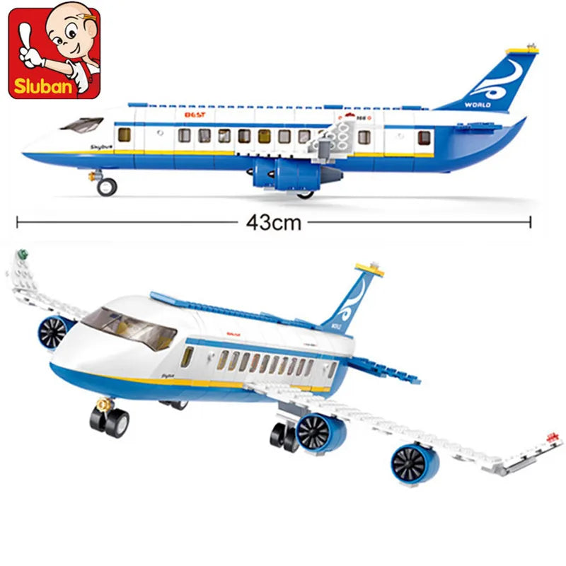 SkyPort City Airbus LEGO Building Set – 463 Pieces