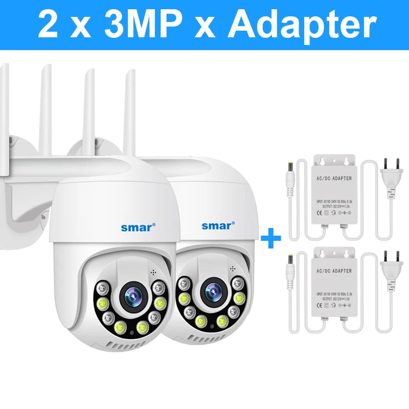Smart 1080P Wireless PTZ IP Camera – Outdoor Security Dome with Cloud Storage & Two-Way Audio