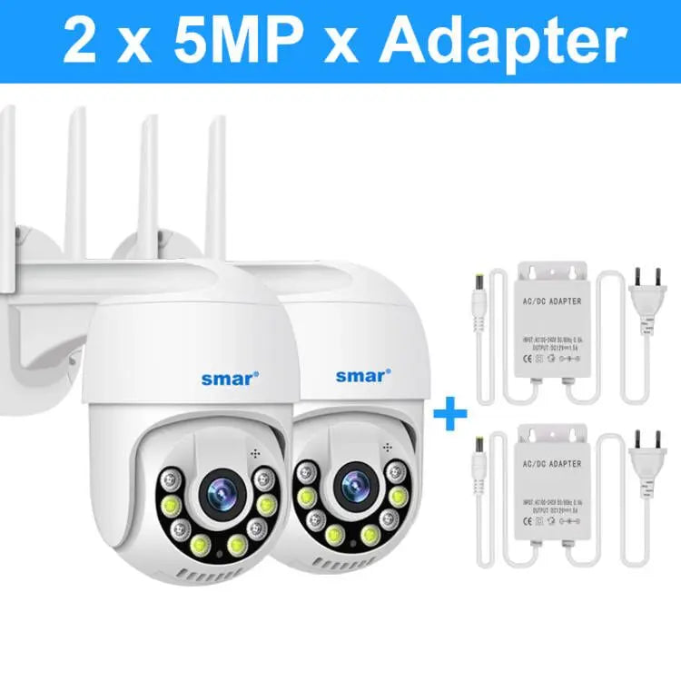 Smart 1080P Wireless PTZ IP Camera – Outdoor Security Dome with Cloud Storage & Two-Way Audio