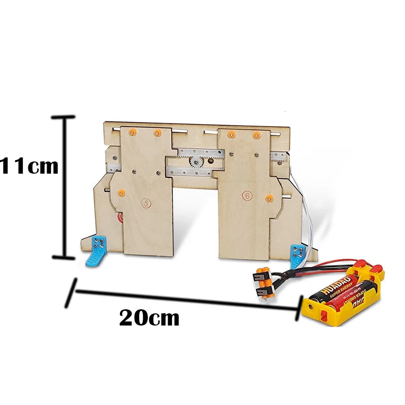 Smart Electric Door DIY Kit – 3D Educational Puzzle for Children