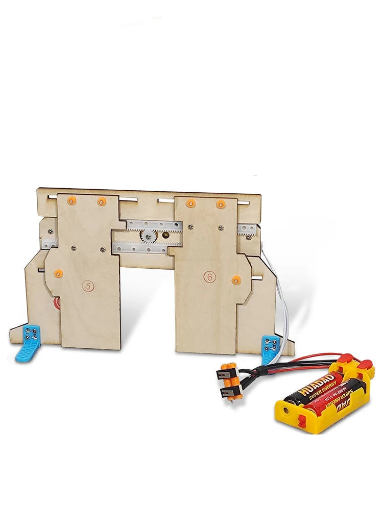 Smart Electric Door DIY Kit – 3D Educational Puzzle for Children