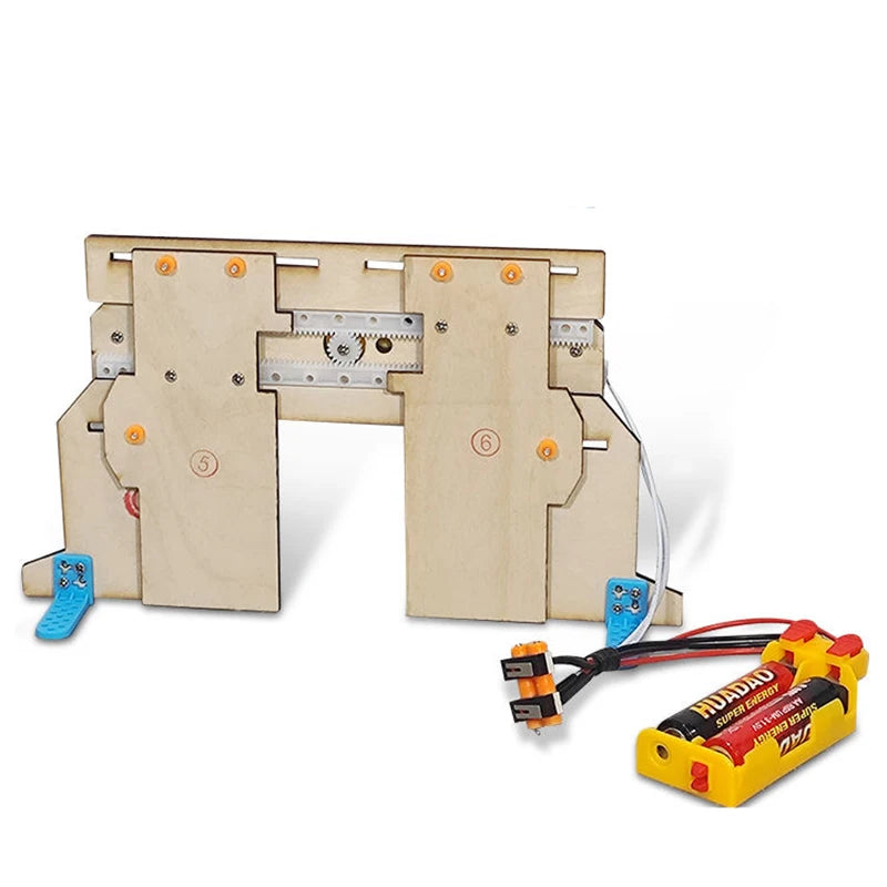 Smart Electric Door DIY Kit – 3D Educational Puzzle for Children