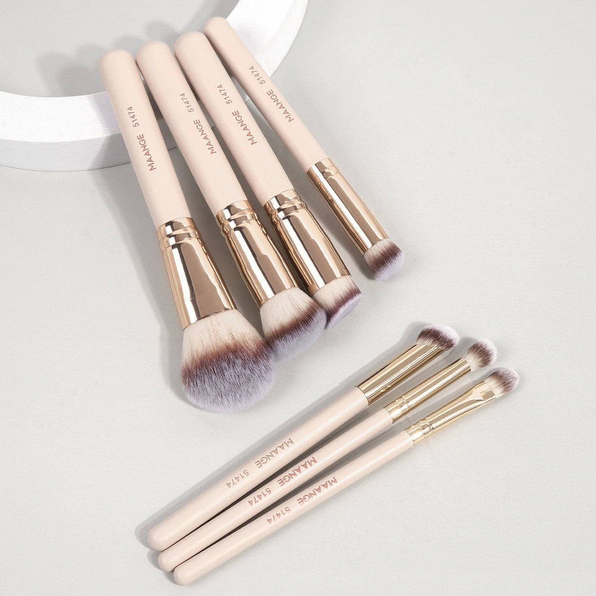 MAANGE 7-Piece Luxe Makeup Brush Set