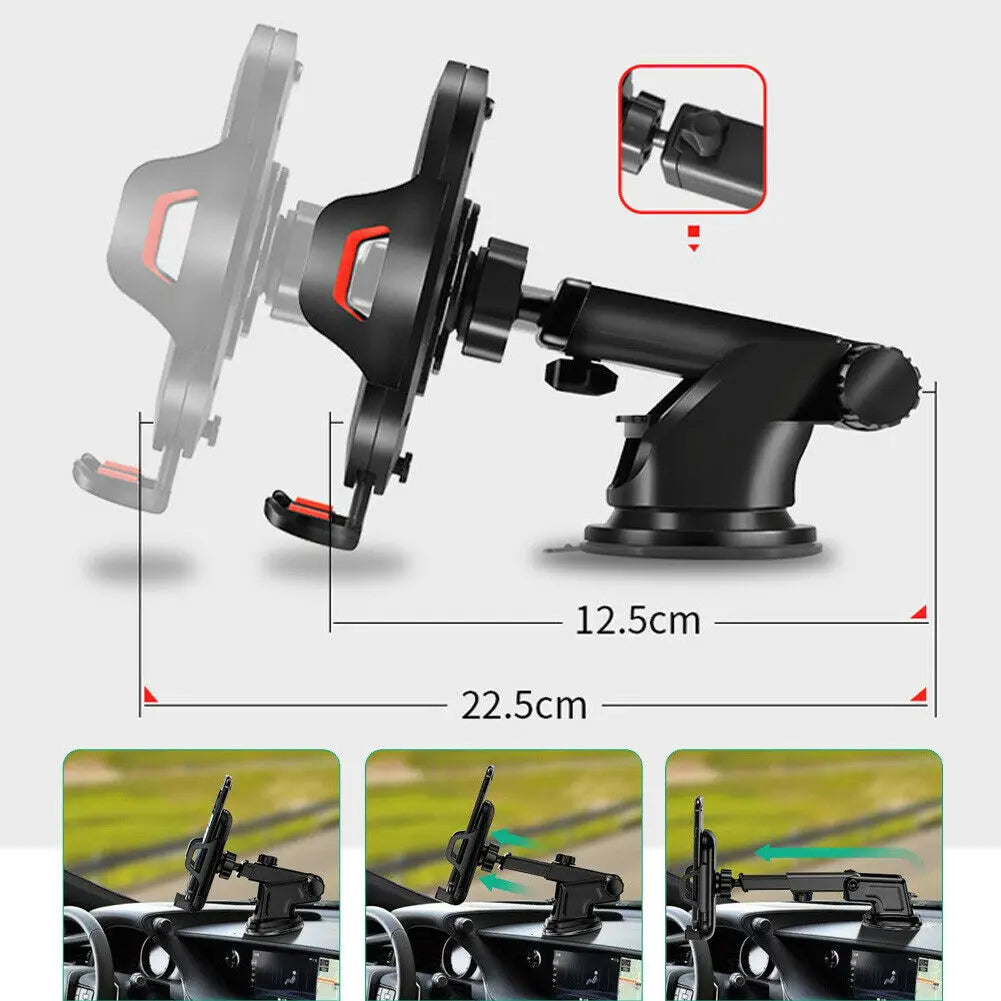 Suporte de Celular para Carro Ajustável – Base Universal 360°