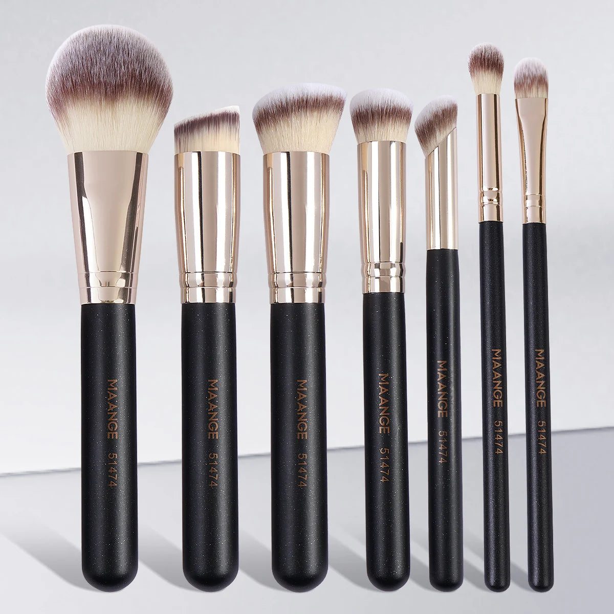 MAANGE 7-Piece Luxe Makeup Brush Set