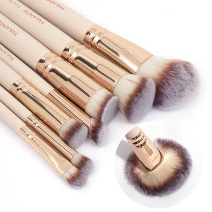 MAANGE 7-Piece Luxe Makeup Brush Set