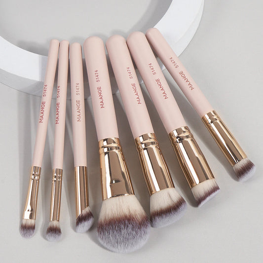 MAANGE 7-Piece Luxe Makeup Brush Set