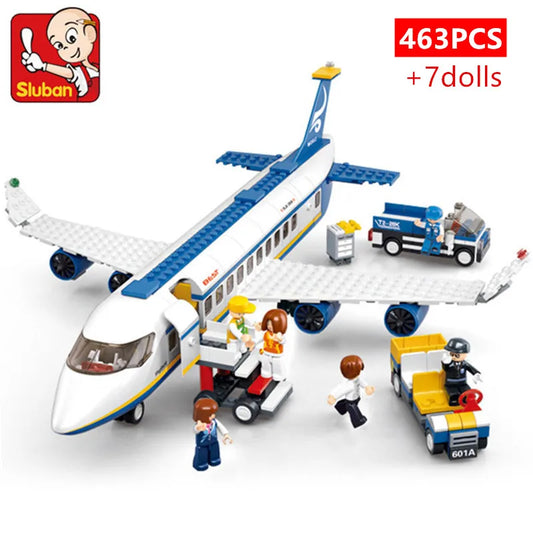 SkyPort City Airbus LEGO Building Set – 463 Pieces